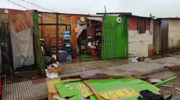 SEN asiste a familias de la Chacarita afectadas por el temporal