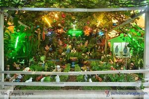 El tradicional pesebre paraguayo, único y artístico