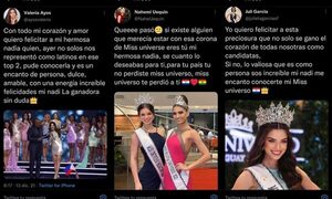 Otras misses alabaron a Nadia tras definición del Miss Universo