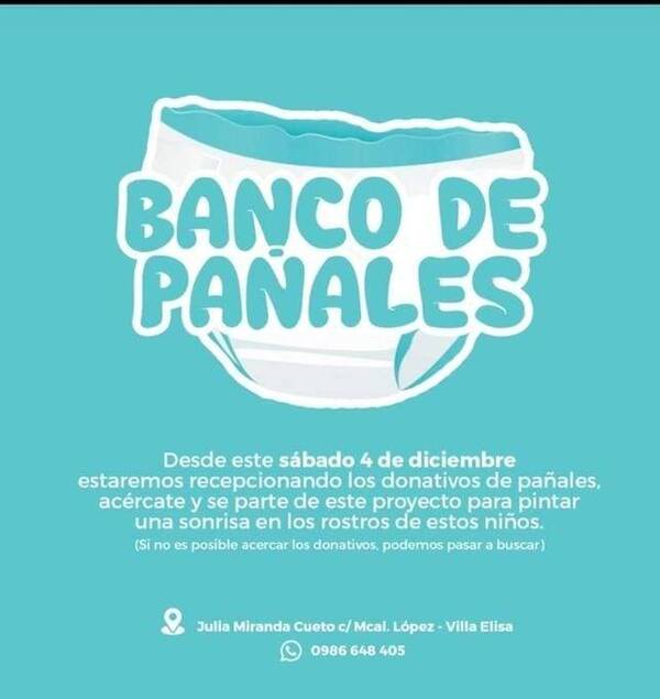 Crónica / “Alas de vida”: juntan pañales y comida para dar a los necesitados