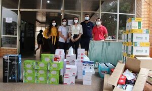 Realizan donación de equipos al hospital distrital de Hernandarias
