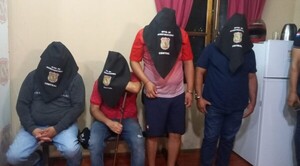 Robo de G. 1.600 millones: tras allanamientos simultáneos, detienen a cuatro personas