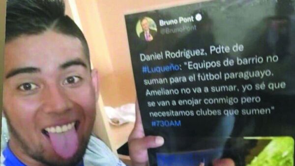 La frase que motivó a Ameliano