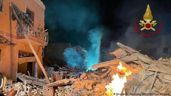 Italia: al menos 7 muertos por explosión de gas en Sicilia