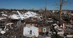 La Nación / Sigue la búsqueda de sobrevivientes en EEUU tras devastadores tornados
