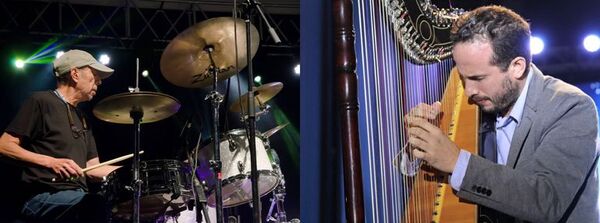 Clases magistrales sobre batería y arpa en el Asujazz 2021 - Música - ABC Color