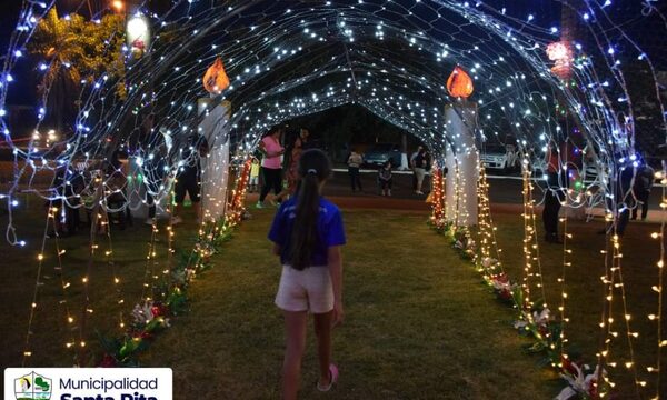 Inauguran arreglos navideños con materiales reciclados en Santa Rita – Diario TNPRESS