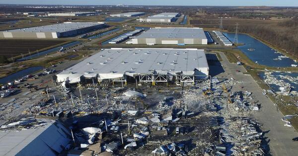 Declaran estado de emergencia en Ilinois y Tennesse, tras ola de tornados en EE.UU