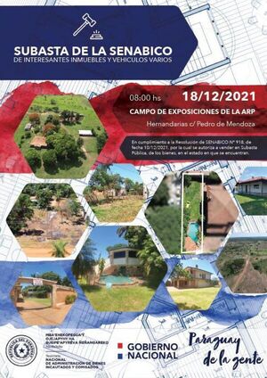 Estancia Brillante de Bella Vista estará en la próxima subasta de la Senabico