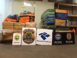Grandes decomisos de drogas en Brasil evidencian complicidad de antidrogas paraguayos con narcos