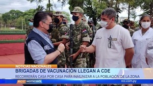 BRIGADAS DE VACUNACIÓN LLEGAN A CDE
