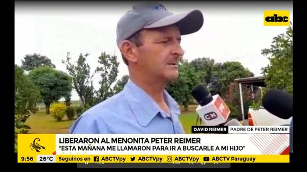 Liberación de Peter Reimer: “esperé la llamada toda la noche y se contactaron esta mañana” - A la gran 730 - ABC Color