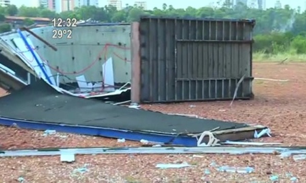 Secuelas de la tormenta en la Costanera de Asunción - SNT