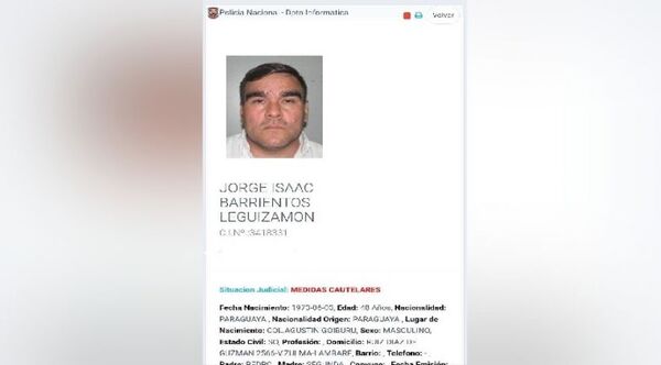 Casi ciego y con muletas un preso se fugó del Centro Médico de San Lorenzo