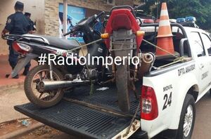Allanan inquilinato en el barrio General Díaz e incautan dos motocicletas robadas