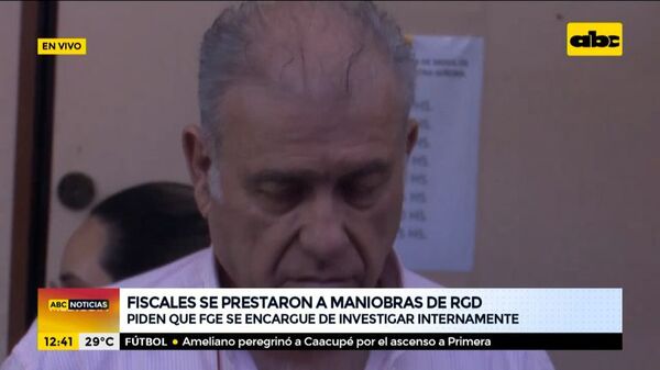 Anuncian que investigarán a fiscales que se habrían prestado a maniobras de RGD - Nacionales - ABC Color