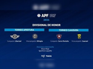 APF oficializa campeones, vicecampeones, ascensos y descensos de la temporada 2021 - APF