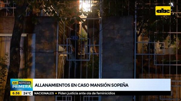 Caso Mansión Sopeña: allanan casa de jueza fallecida en mayo - ABC Noticias - ABC Color