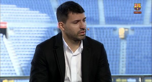 Sergio Agüero se retira debido a una arritmia cardíaca