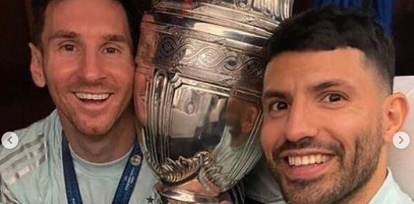 Las emotivas palabras que Messi le dedicó al Kun Agüero por su retiro del fútbol - C9N