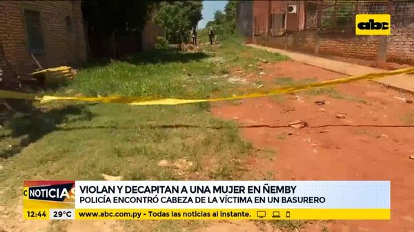 Violan y decapitan a una mujer en Ñemby - ABC Noticias - ABC Color