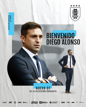 Diego Alonso fue anunciado en Uruguay