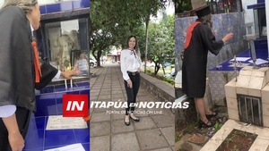 “PAPÁ, LLEGUÉ A LA META”: EMOTIVO HOMENAJE DE UNA JOVEN EGRESADA - Itapúa Noticias