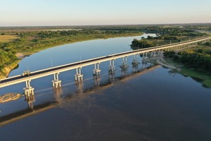 Ruta Alberdi - Pilar: ya se habilitará provisoriamente el puente sobre el río Tebicuary - El Trueno