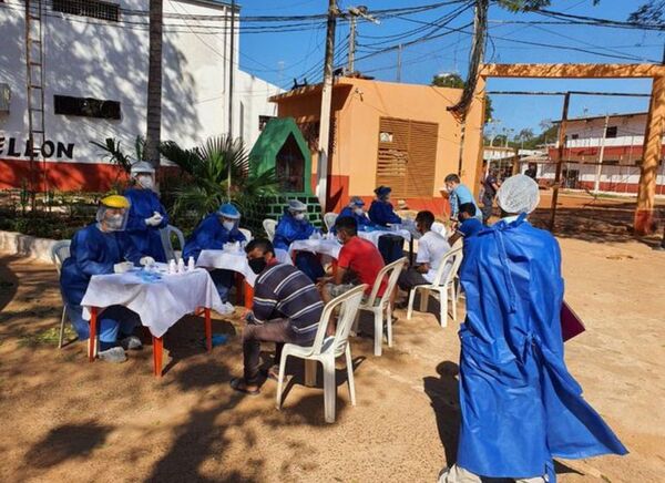 Rebrote de covid-19 en cárcel de Ciudad del Este: toman muestras a más internos - ABC en el Este - ABC Color