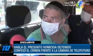 Exclusivo. Habló el presunto autor del macabro crimen ocurrido en Ñemby | Telefuturo