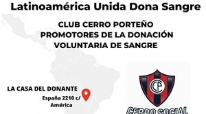 Azulgranas invitan a jornada latinoamericana de donación de sangre