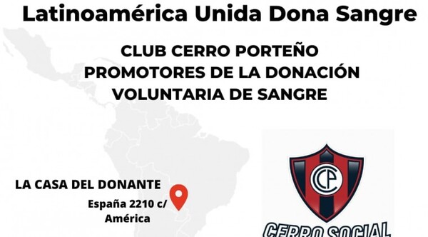 Azulgranas invitan a jornada latinoamericana de donación de sangre