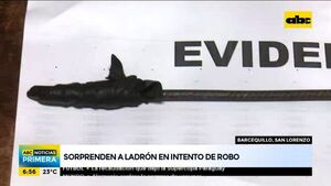 Sorprenden a ladrón en intento de robo en San Lorenzo - ABC Noticias - ABC Color