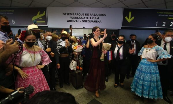 Llegó la Miss Universo de los paraguayos