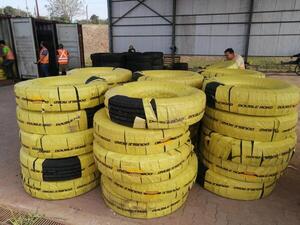 Aduanas justifica extracción de lote de cubiertas del listado de remate
