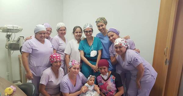 La Nación / Cumplirá un año la beba que nació con seis meses de gestación a causa del COVID