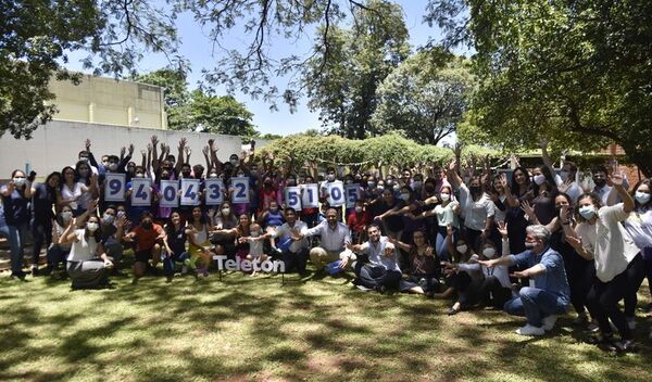 Después de su evento, Teletón superó la meta y logró recaudar G. 9.404.325.105 - Nacionales - ABC Color