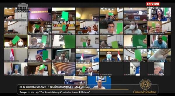 Senadores dan media sanción al proyecto de Ley de compras públicas - MarketData