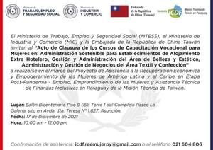 Clausura de curso de capacitación para mujeres - ADN Digital