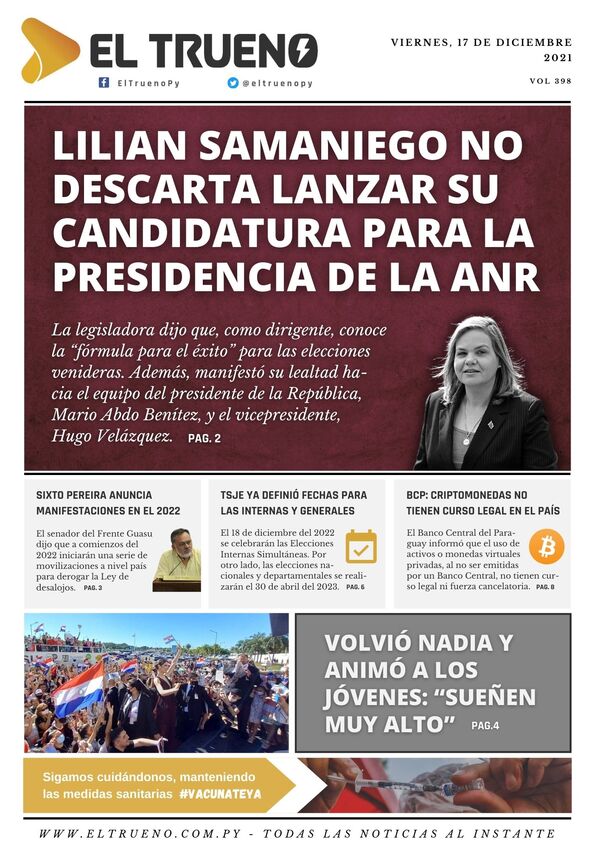 E-paper 17 de diciembre 2021 - El Trueno