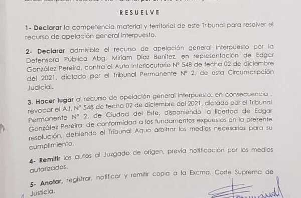 Camaristas liberan a sujeto que casi mató a su “rival” en Hernandarias - La Clave