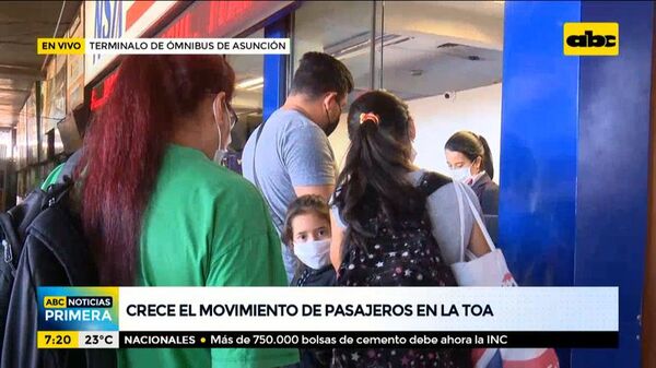 Apertura en Falcón moviliza gente en la Terminal - Nacionales - ABC Color