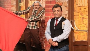 “Luis Barreiro” y “Humberto Budín” dando humpor a “Polémica en el bar” - Teleshow