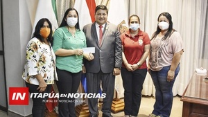 UNIDAD DE SALUD FAMILIAR DE LA PAZ RECIBIÓ APORTE ECONÓMICO DE LA GOBERNACIÓN DE ITAPÚA. - Itapúa Noticias