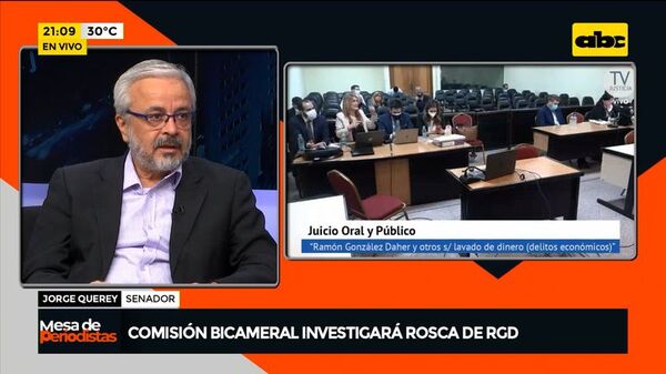 Jorge Querey sobre comisión bicameral: “A nosotros no nos va a temblar la mano” - Nacionales - ABC Color