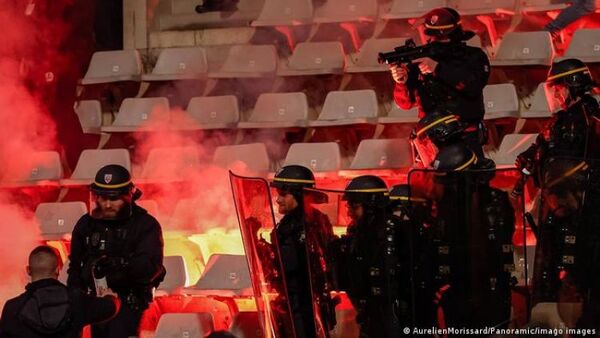 Suspenden partido Copa de Francia por incidentes entre aficionados