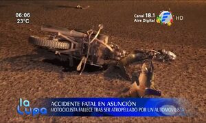 Joven madre muere atropellada por un automovilista en Asunción | Telefuturo