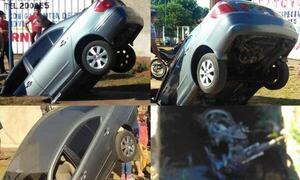 Accidente deja daños materiales en Coronel Oviedo – Prensa 5