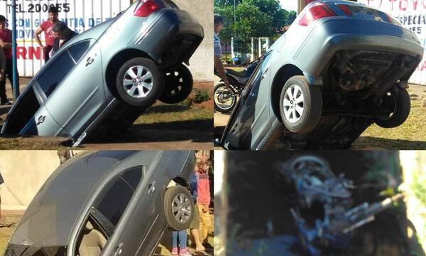 Accidente deja daños materiales en Coronel Oviedo – Prensa 5