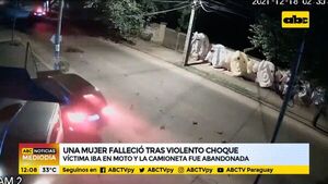 Una mujer falleció tras violento choque - ABC Noticias - ABC Color